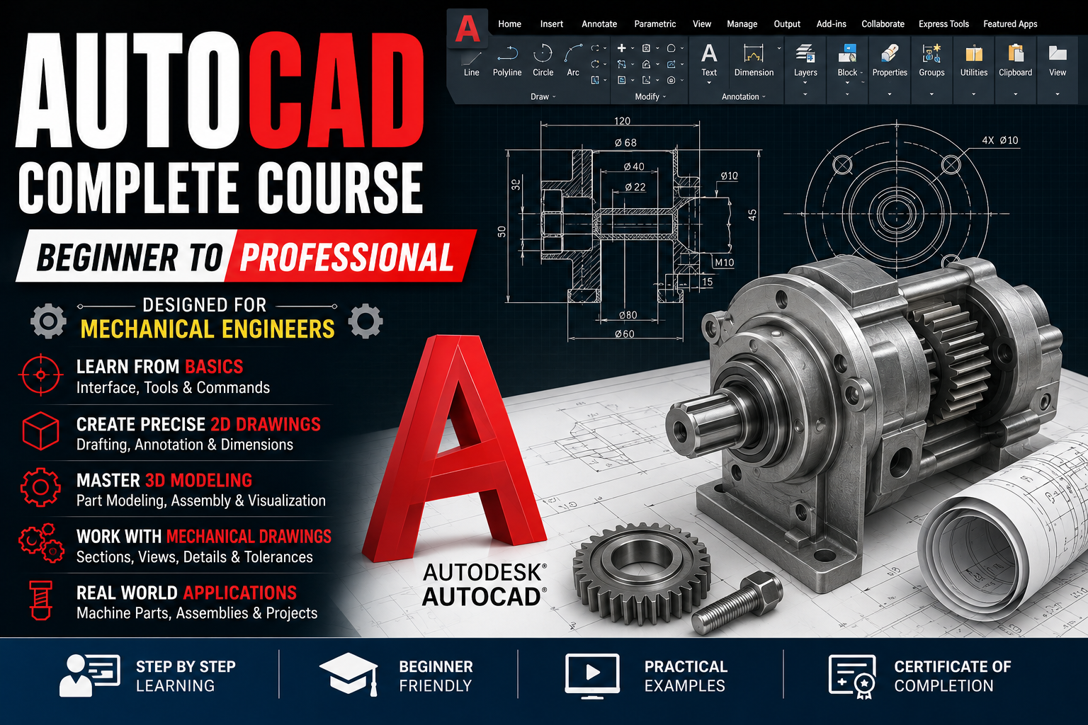 AutoCAD Complete Course — Beginner to Professional